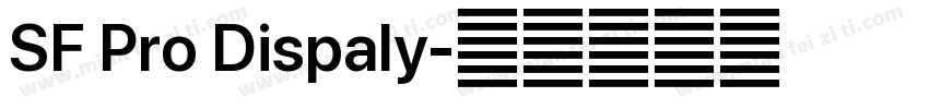 SF Pro Dispaly字体转换